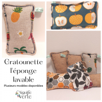 Gratounette - l'éponge lavable réutilisable