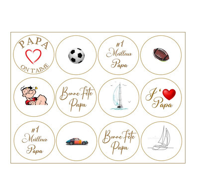 Pack fête des pères x12