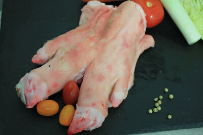 Pied de porc fendu