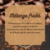 Mélange fruité 500g moulu filtre