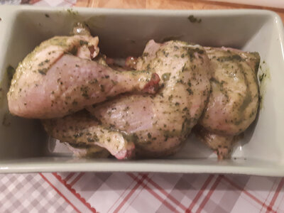 Cuisses de poulet mariné ails des ours x 2