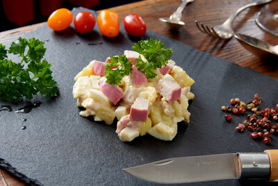 Salade cervelas/pommes de terre bio