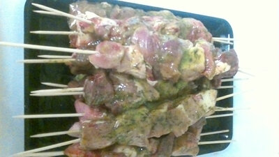 Brochette de porc à la basquaise x2