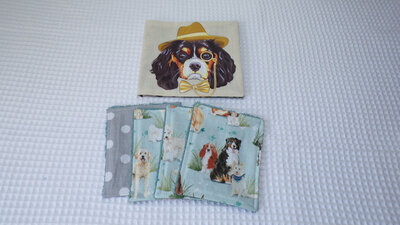 Pochette de lingettes lavables cavalier
