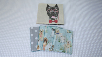 Pochette de lingettes chien à lunettes