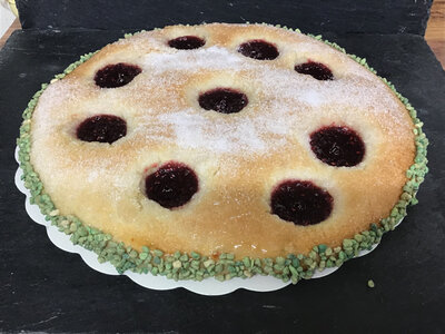 Galette aout/septembre:galette à la framboise