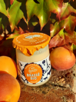 Yaourt brassé  bio et fermier à l'abricot