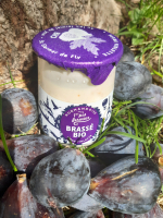 Yaourt brassé  bio et fermier à la figue