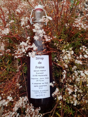 Sirop de fraises