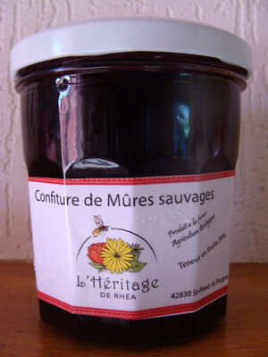 Confiture de mûres sauvages
