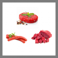 * colis grillades et barbecue de boeuf