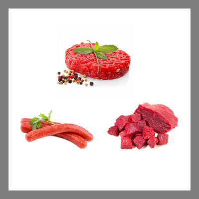 * colis grillades et barbecue de boeuf