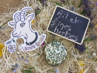 Fromage de chèvre frais ail et fines herbes