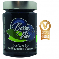 Confiture bio de bluets des vosges