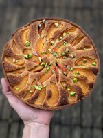 Tarte abricot pistache