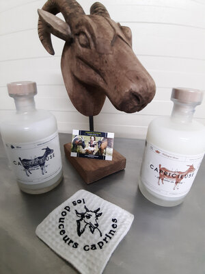 Liqueur lait de chevre mure