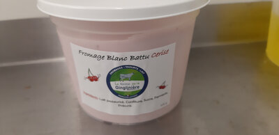 Fromages blanc battu cerise
