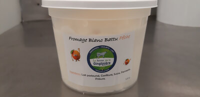 Fromages blanc battu pêche