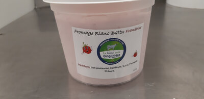Fromages blanc battu framboise