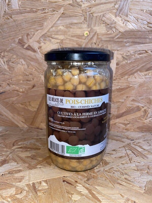 Pois- chiches bio cuisinés nature