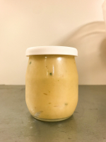 Verriné glacée nectarine jaune, basilic frais