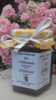 Confiture ananas vanille