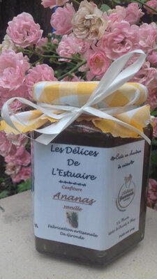 Confiture ananas vanille