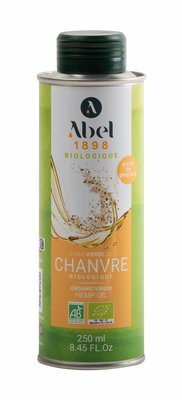 Huile de chanvre bio bidon métal 250 ml