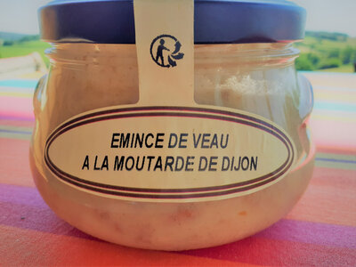 Emincé de veau à la moutarde de dijon