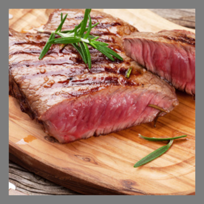 Boeuf (g) - steak mariné aux 3 poivres
