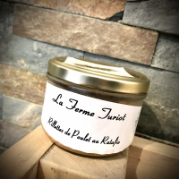 Rillettes de poulet au ratafia