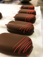 Lot 4 - esquimaux framboise/chocolat noir