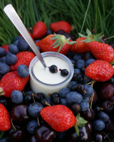 Le panier de 4 yaourts fruits rouges