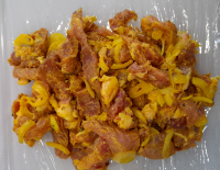 Emince de porc mariné