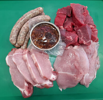 Colis viande avec terrine