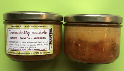 Terrine stérilisée légumes d'été