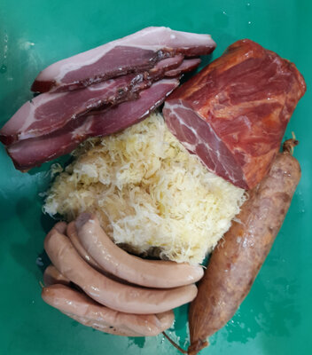 Colis choucroute avec saucisse façon morteau