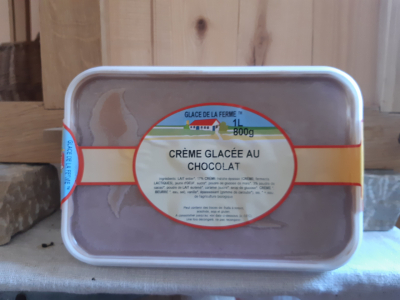 Crème glacée au chocolat (la pièce)