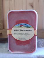 Sorbet à la framboise (la pièce)