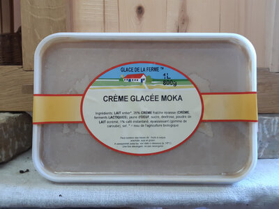 Crème glacée moka (la pièce)