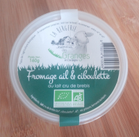 Fromage à tartiner ail et ciboulette