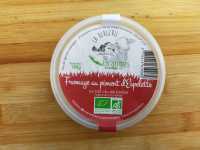 Fromage à tartiner au piment d'espelette