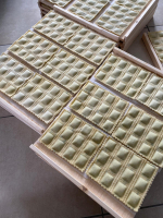 Raviolis chèvre (ferme du cabri)/ tomates