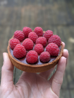 Tarte chocolat framboise