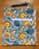 Sac bibliothèque animaux