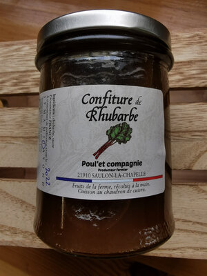 Confiture de rhubarbe 220g