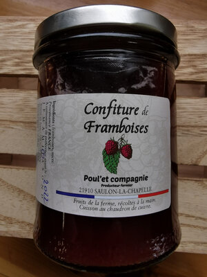 Confiture de framboises 220g