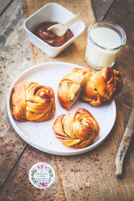 Babkas à la pâte à tartiner