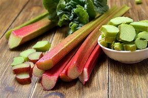 Rhubarbe tige  bio  environ 5 tiges