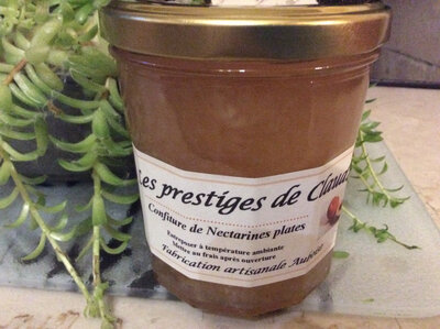 Confiture de nectarines plates